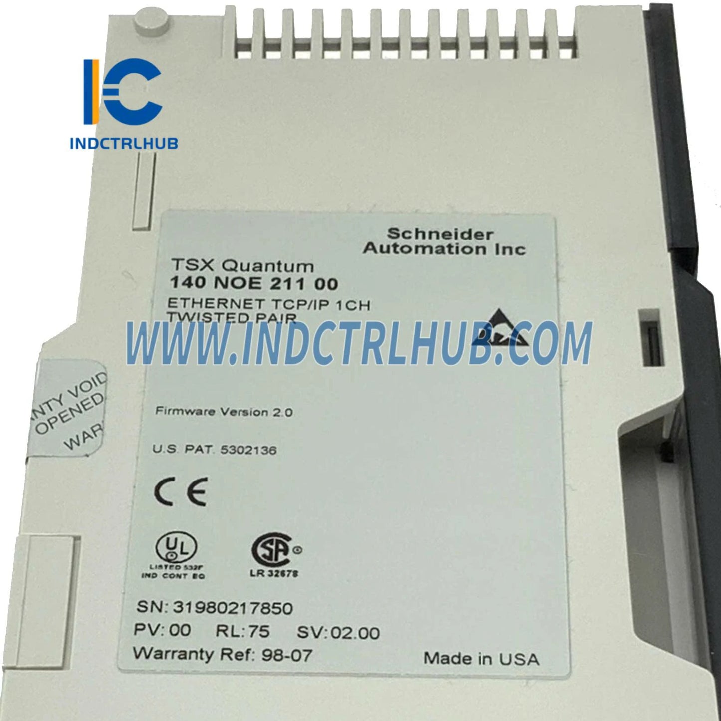 Módulo Ethernet TCP/IP Schneider 140NOE21100 Modicon Quantum