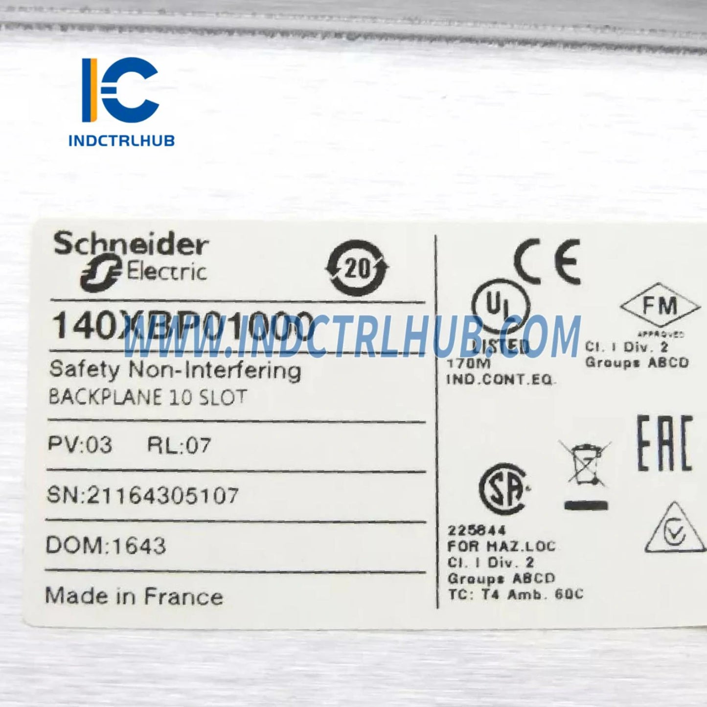 Schneider 140XBP01000 Rack-Rückwandplatte