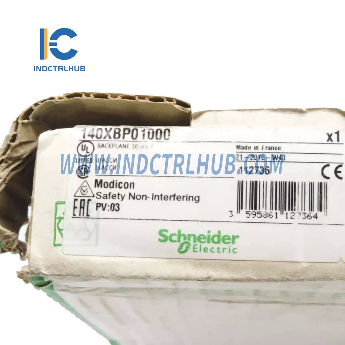 Schneider 140XBP01000 Rack Backplane