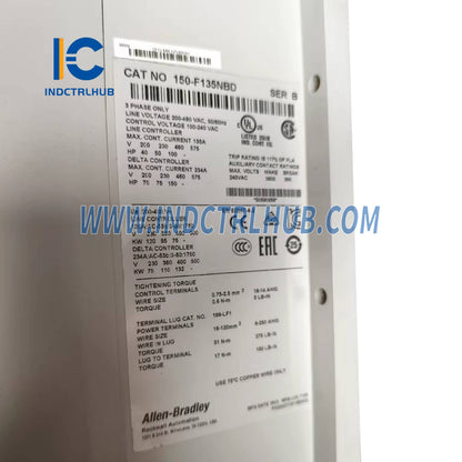 ALLEN BRADLEY 150-F135NBD Bulletin 150 SMC-Flex, Estado Sólido