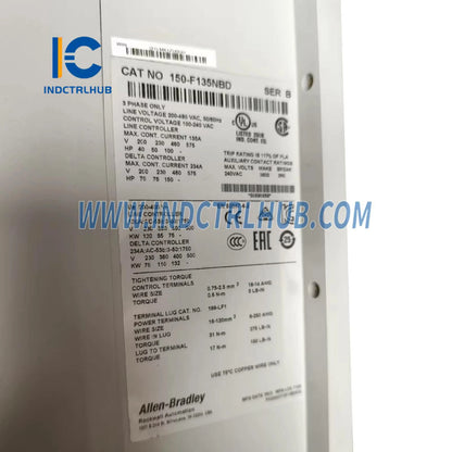 ALLEN BRADLEY 150-F135NBD Bulletin 150 SMC-Flex, Vaste Toestand