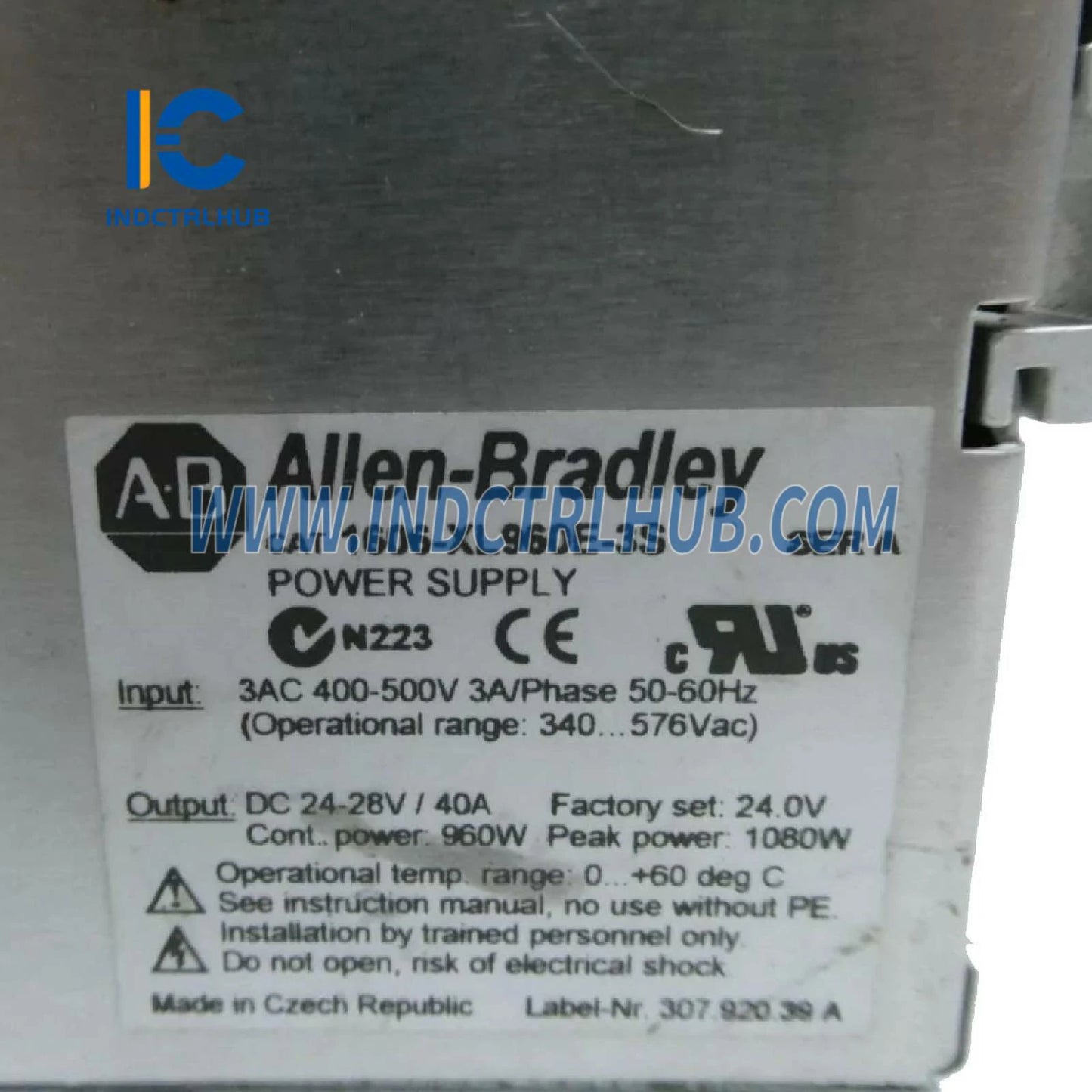 ALLEN BRADLEY 1606-XL960E-3 Захранване XL 960 W захранване