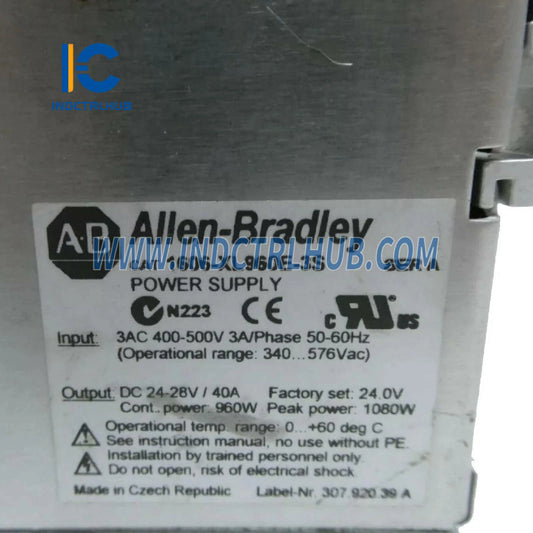 ALLEN BRADLEY 1606-XL960E-3 Power Supply XL 960 W Power Supply