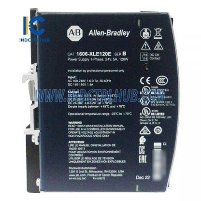 ALLEN BRADLEY 1606-XLB120E XLB 5 Ампер Қувват Манбаи