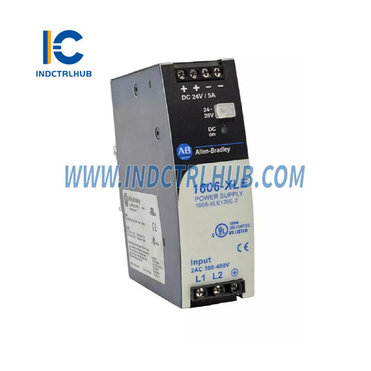 ALLEN BRADLEY 1606-XLE120E-2 480VAC Input 24VDC Out 5A Power Supply