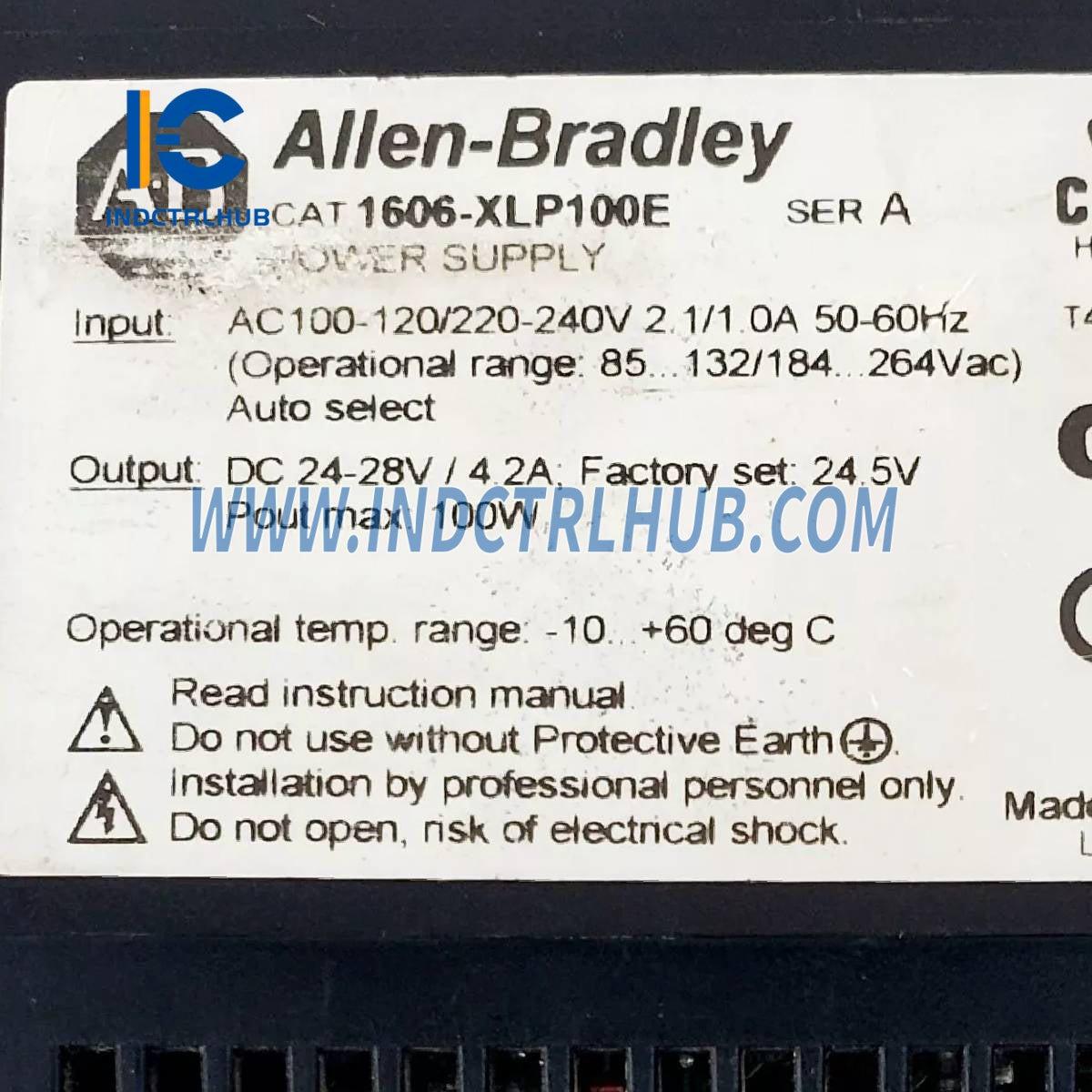 ALLEN BRADLEY 1606-XLP100E Power Supply Module