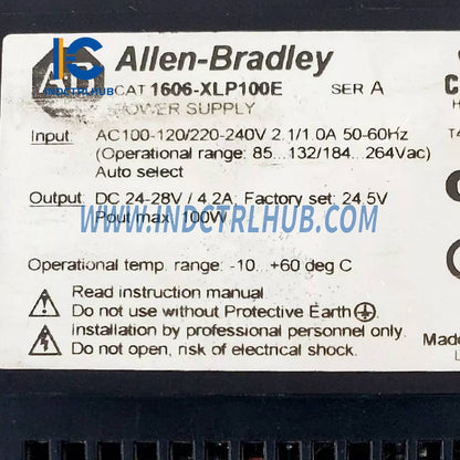 ALLEN BRADLEY 1606-XLP100E Power Supply Module