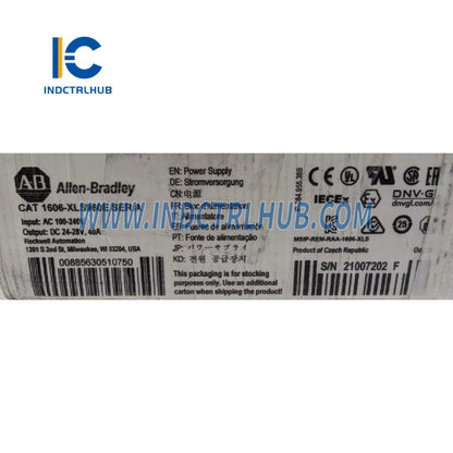 Allen-Bradley 1606-XLS960E 960W DIN Rail Power Supply 24V DC 40A