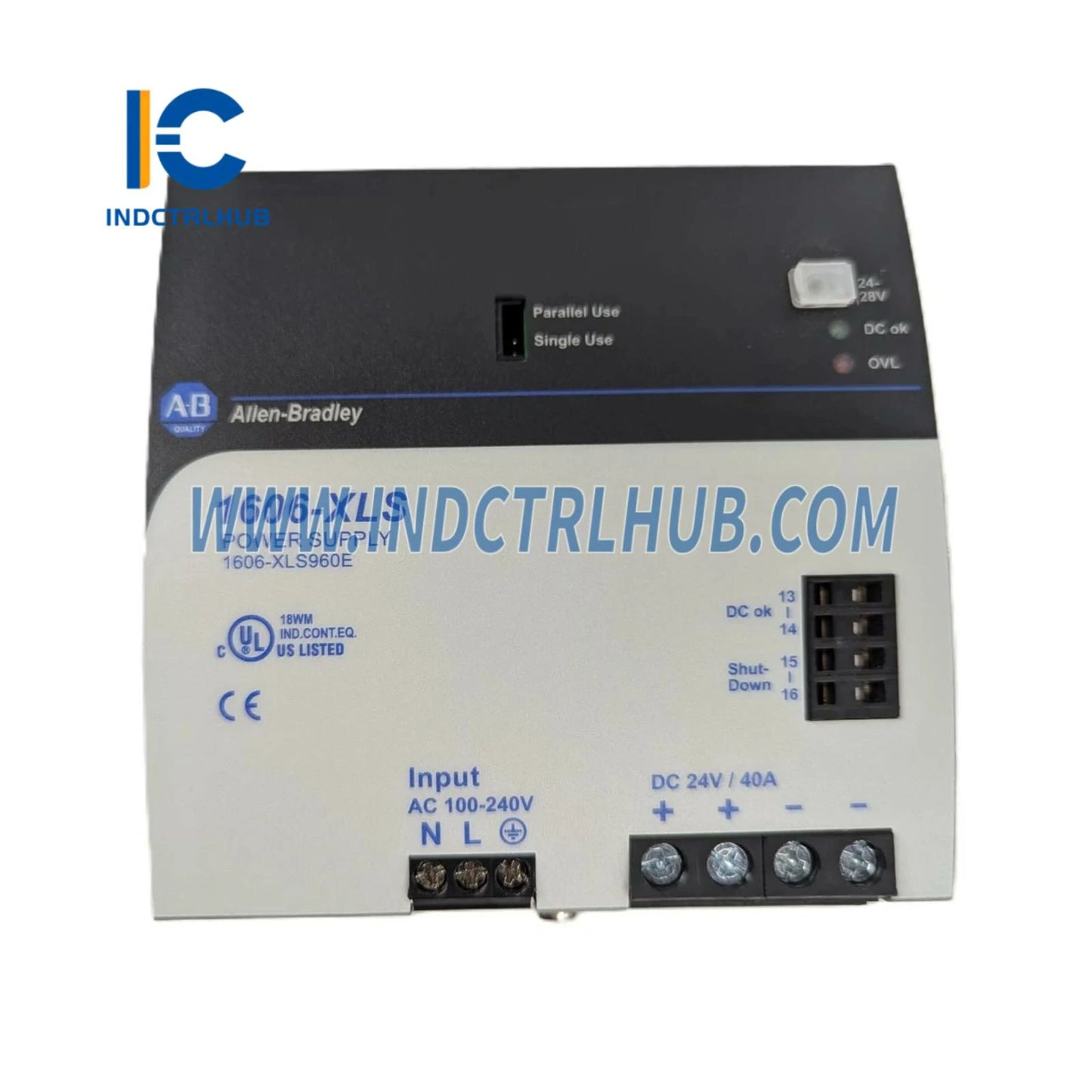 Allen-Bradley 1606-XLS960E 960W DIN Rail Power Supply 24V DC 40A