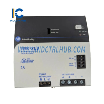 Allen-Bradley 1606-XLS960E 960W DIN Rail Power Supply 24V DC 40A