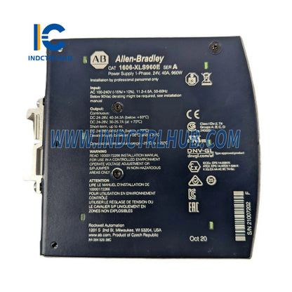 Allen-Bradley 1606-XLS960E 960W DIN Rail Power Supply 24V DC 40A
