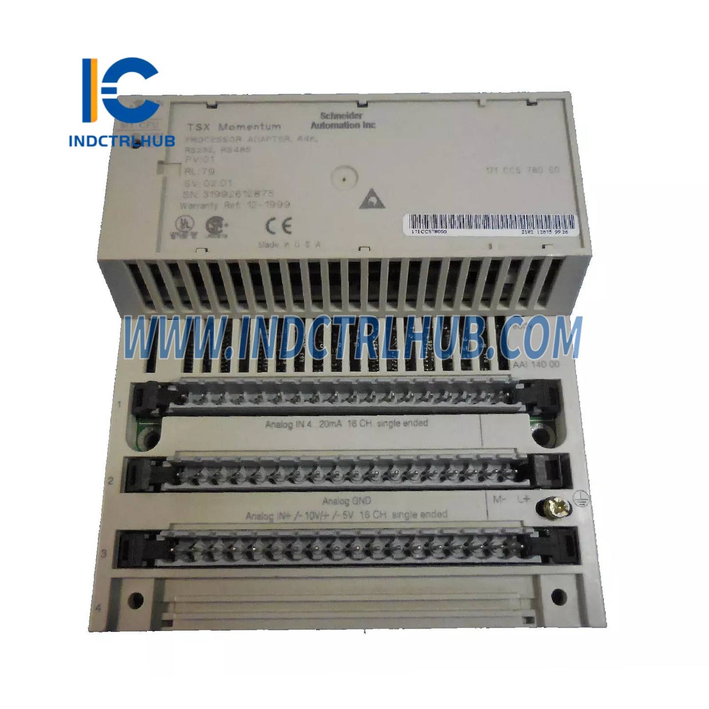 Schneider 170AAI14000 Distributed Analog Input Modicon Momentum