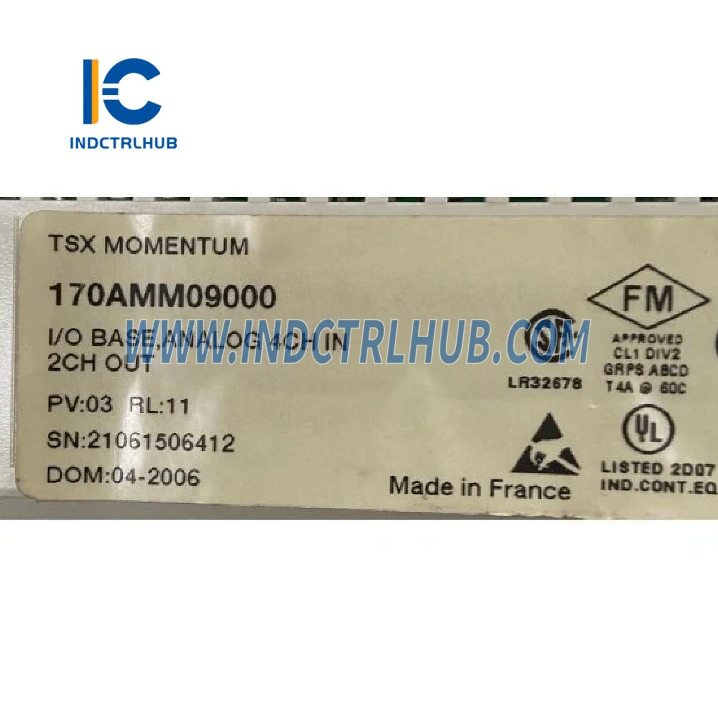 Schneider 170AMM09000 taqsimlangan analog/raqamli I/O Modicon Momentum