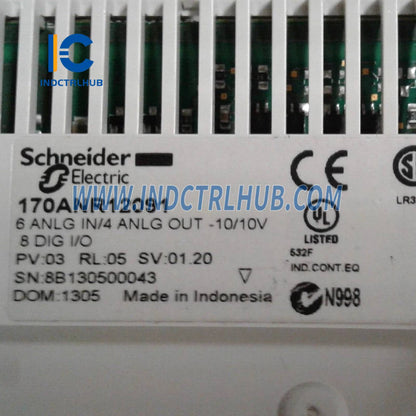 Schneider 170ANR12091 Distributed analog/discrete I/O