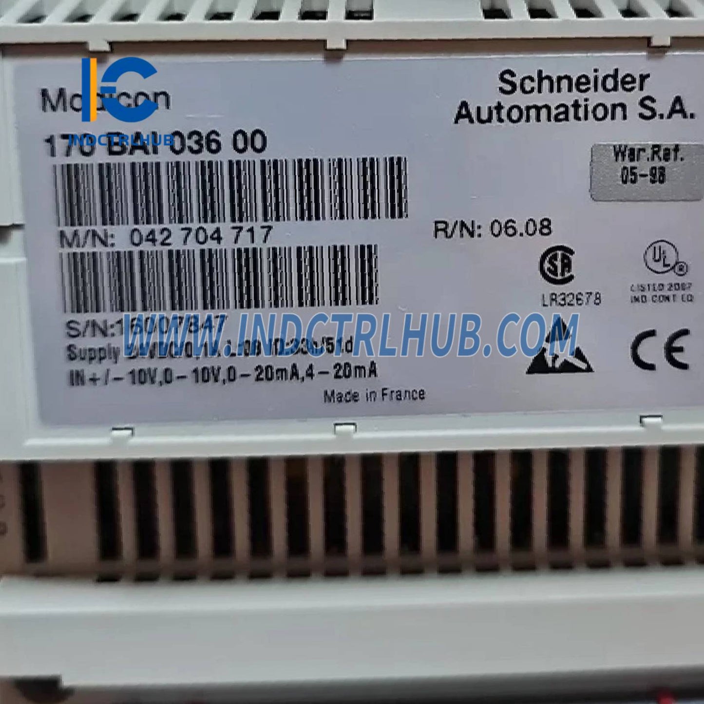Schneider 170BAI03600 Distributed analog input
