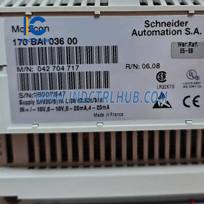 Schneider 170BAI03600 Distributed analog input