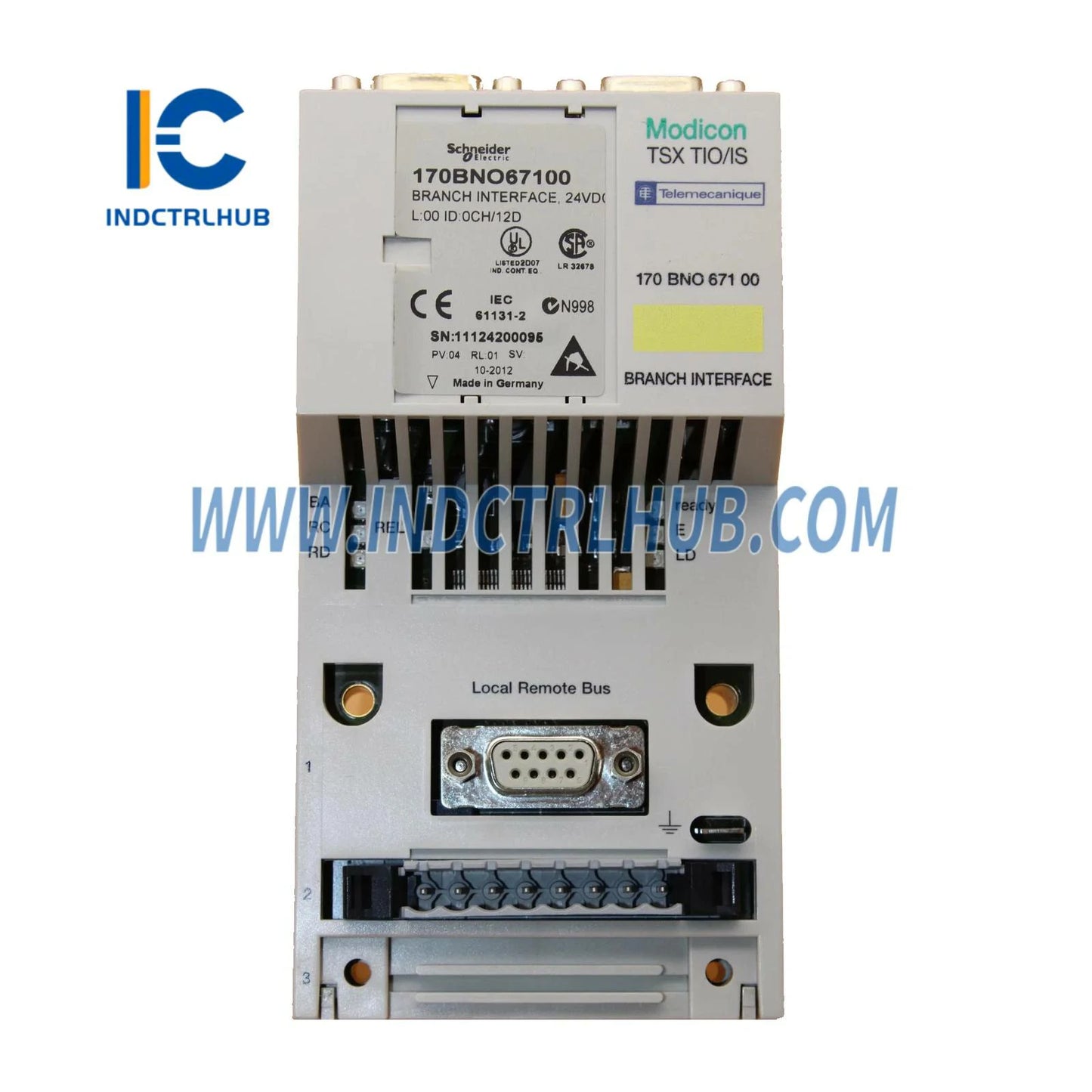 رابط شاخه Schneider 170BNO67100 برای آداپتور ارتباطی Interbus