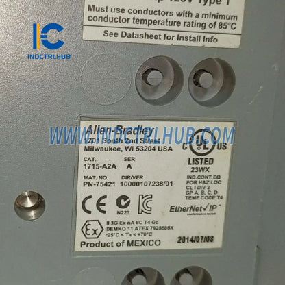 ALLEN BRADLEY 1715-A2A 1715 baza adaptera sa 2 slota
