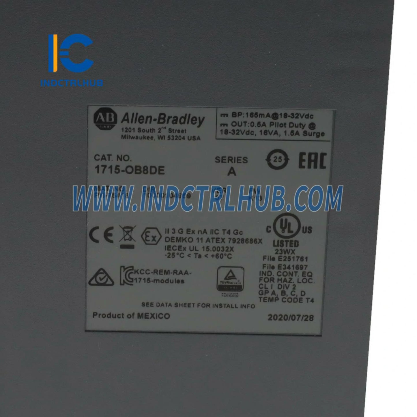 Allen-Bradley 1715-OB8DE Сандық Шығару Модулі