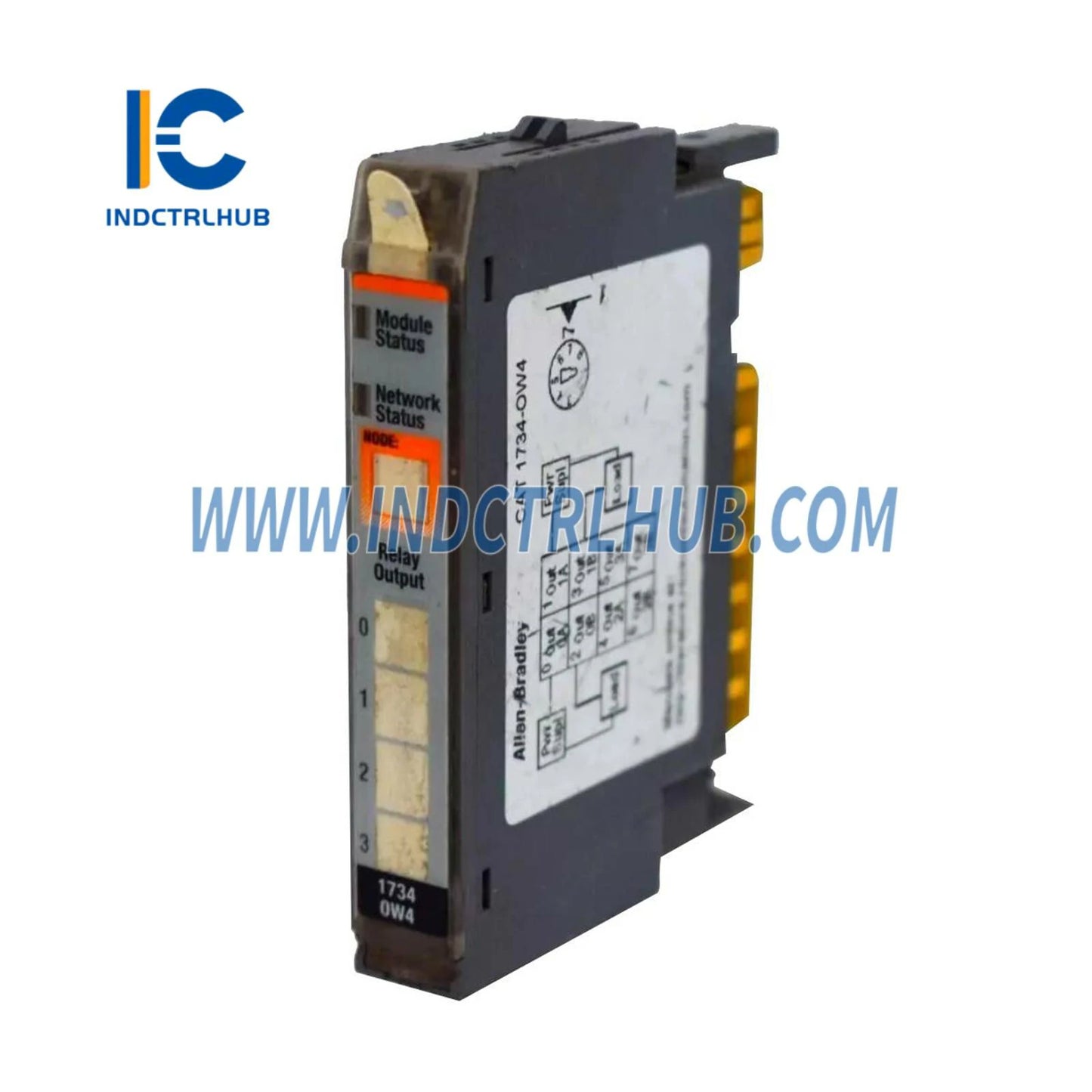 ALLEN BRADLEY 1734-0W4 НҰҚТАЛЫ I/O 4-Арналы Реле Шығару Модулі