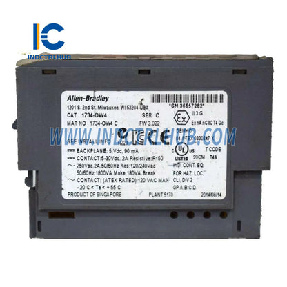 ALLEN BRADLEY 1734-0W4 НҰҚТАЛЫ I/O 4-Арналы Реле Шығару Модулі