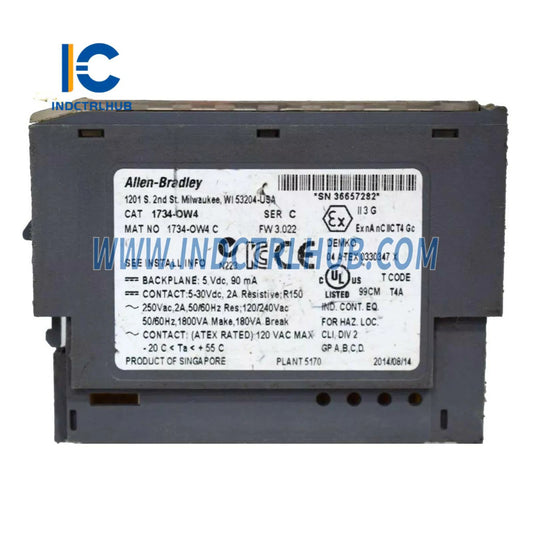 ALLEN BRADLEY 1734-0W4 POINT I/O Модул за изход с 4-канален релей