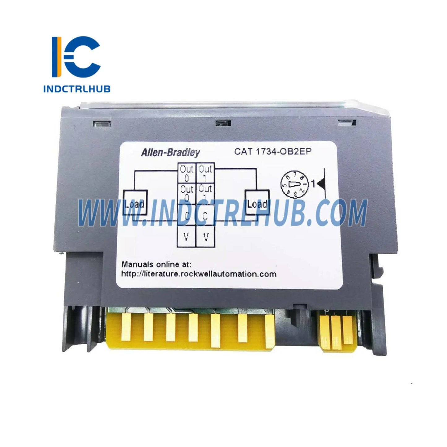 ALLEN BRADLEY 1734-OB2EP Қорғалған Сандық Түзу Ток Шығару Модулі