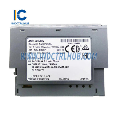 ALLEN BRADLEY 1734-OB2EP Қорғалған Сандық Түзу Ток Шығару Модулі