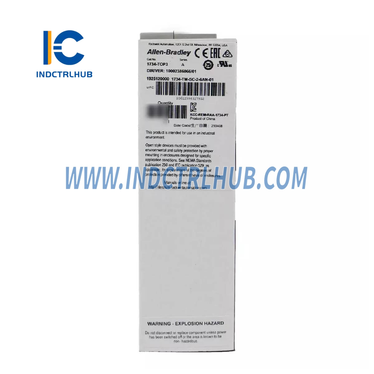 ALLEN BRADLEY 1734-TOP3 POINT I/O Terminal Base