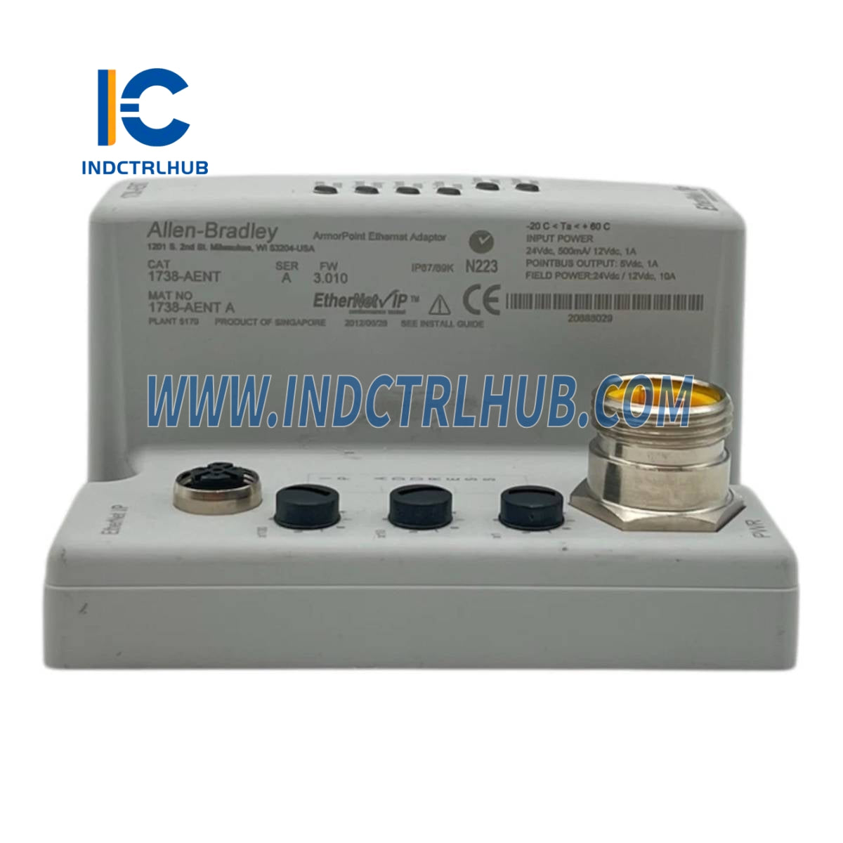 ALLEN BRADLEY 1738-AENT Adaptateur EtherNet/IP pour modules POINT I/O