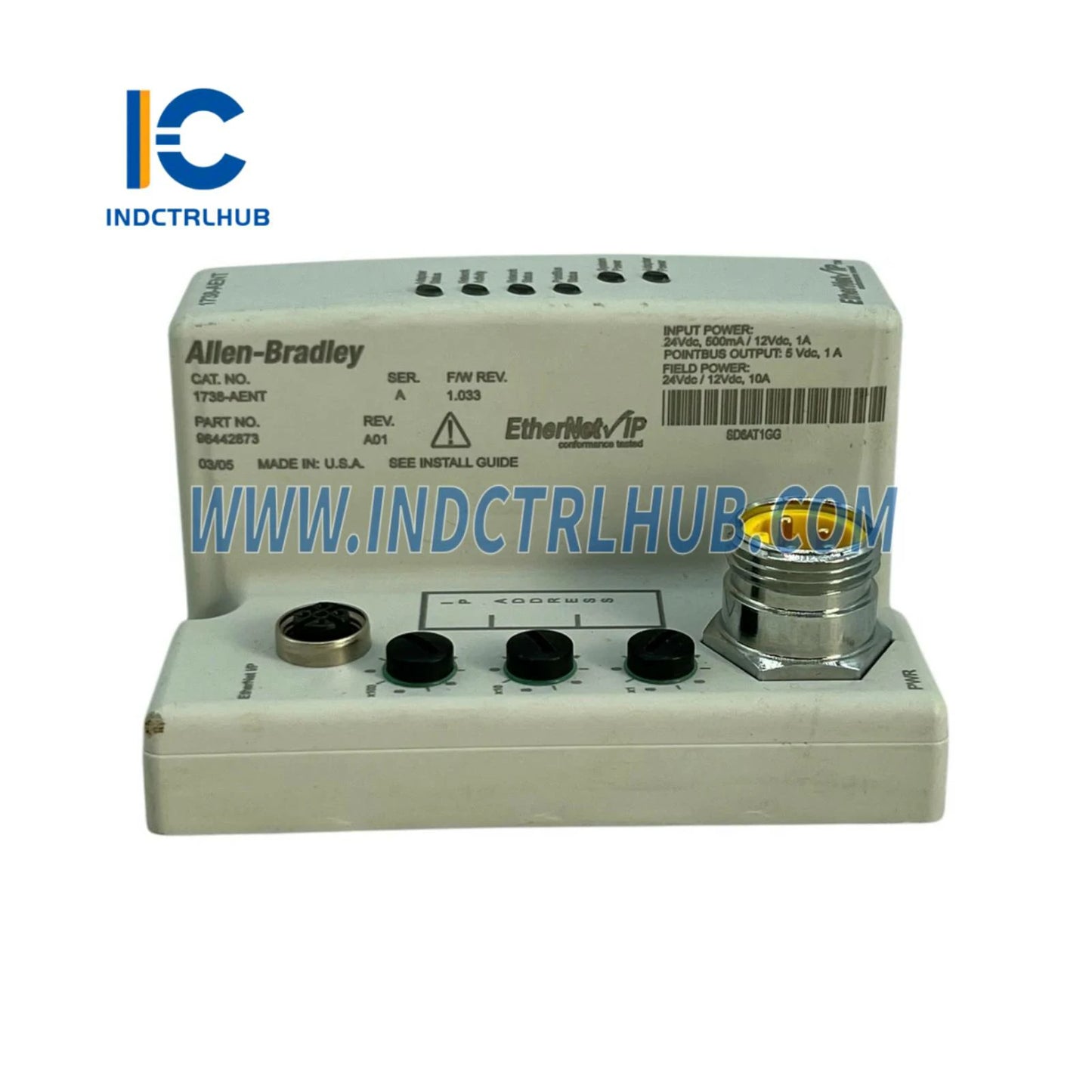 ALLEN BRADLEY 1738-AENT EtherNet/IP Adapter for POINT I/O Modules