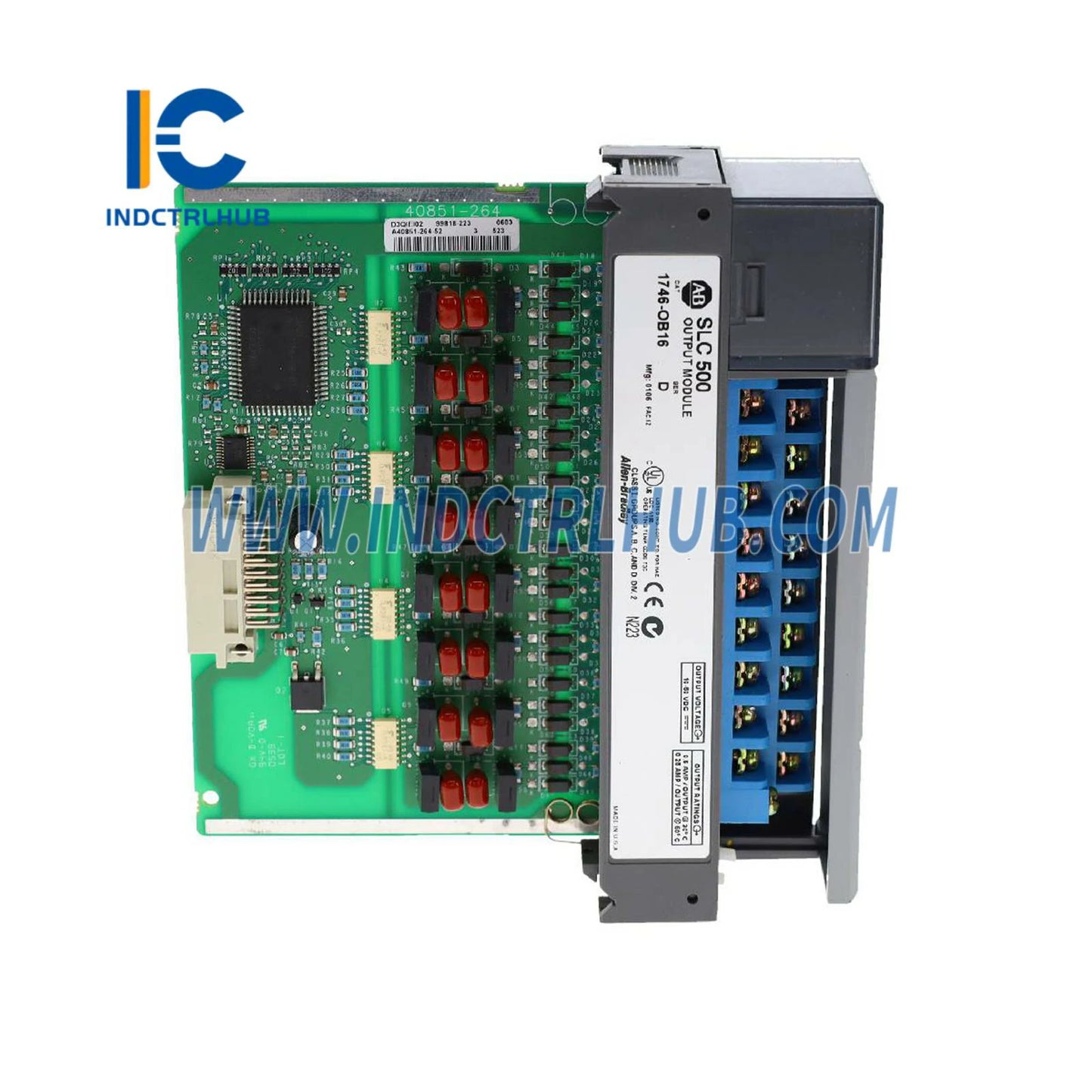 ALLEN BRADLEY 1746-OB16 16-нүктелі 24V DC көз шығару модулі