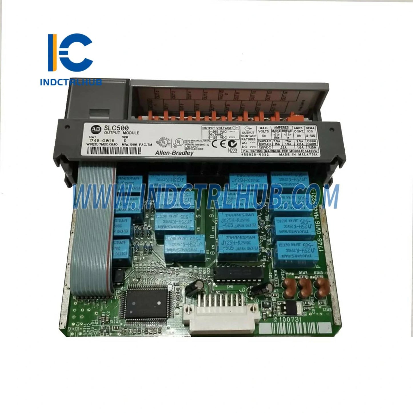 ALLEN BRADLEY 1746-OW16/C 16-Nuqta Rele Chiqish Moduli