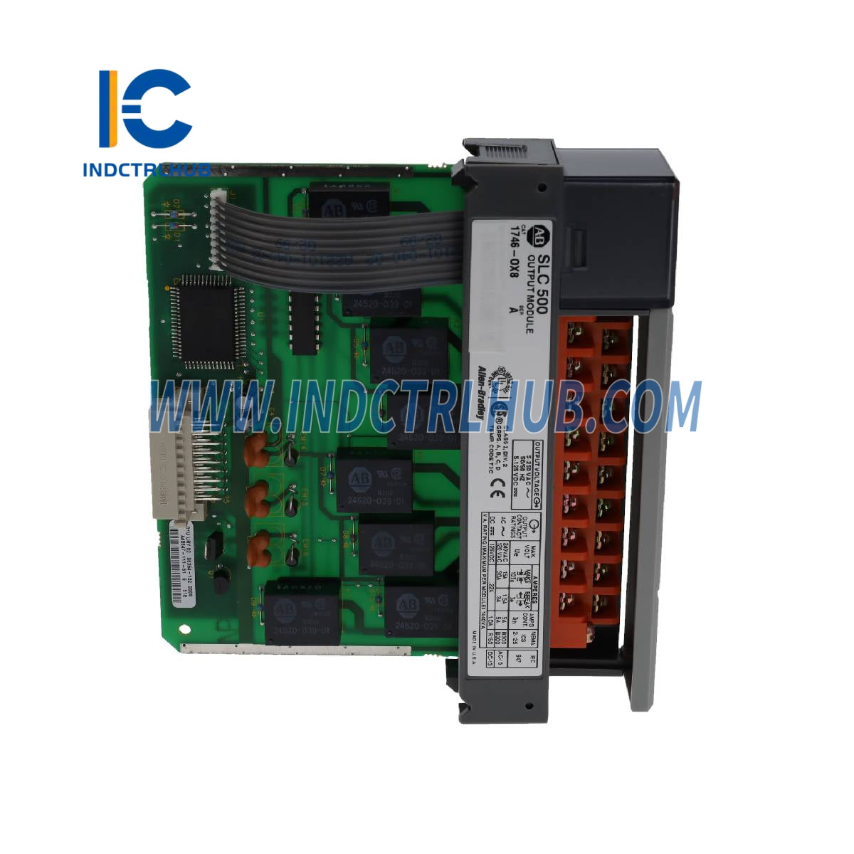 ALLEN BRADLEY 1746-OX8 Modul Output Relay Isolasi AC/DC 8-Titik