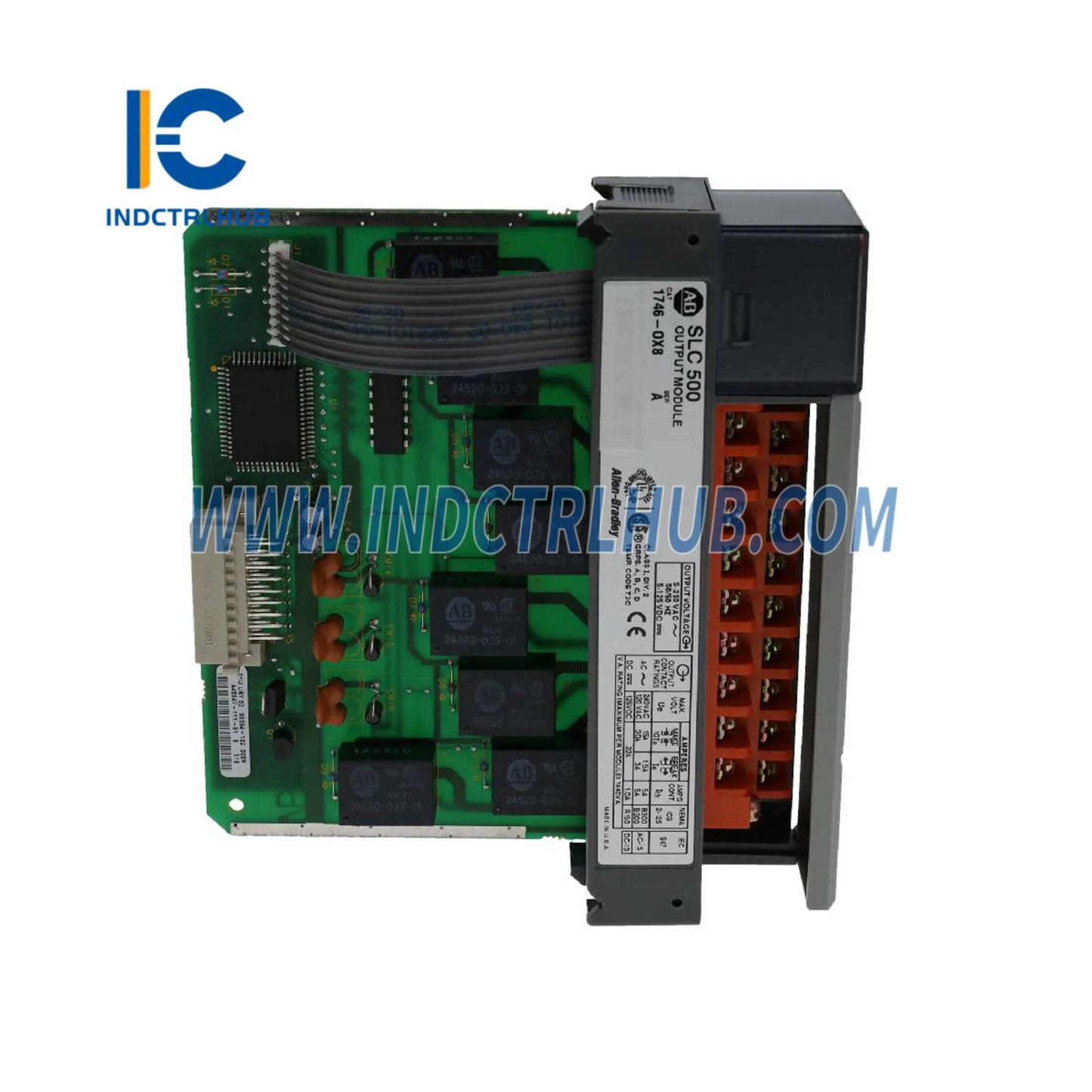 ALLEN BRADLEY 1746-OX8 8-Nuqta Izolyatsiyalangan AC/DC Rele Chiqish Moduli