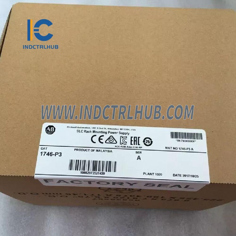 "Allen-Bradley SLC 500 1746-P3 Catu Daya Pemasangan Rak"