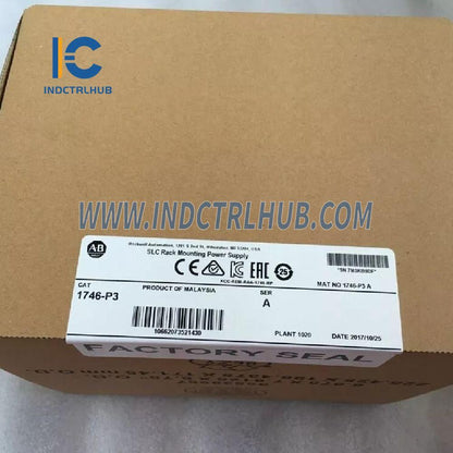 "Allen-Bradley SLC 500 1746-P3 Catu Daya Pemasangan Rak"