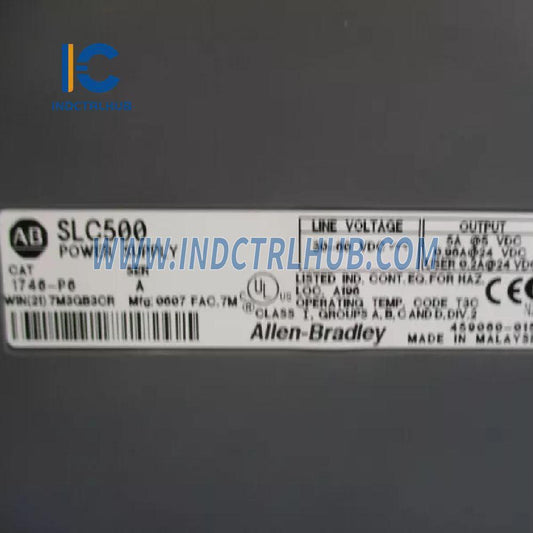"Allen-Bradley SLC 500 1746-P6 Catu Daya Pemasangan Rak"