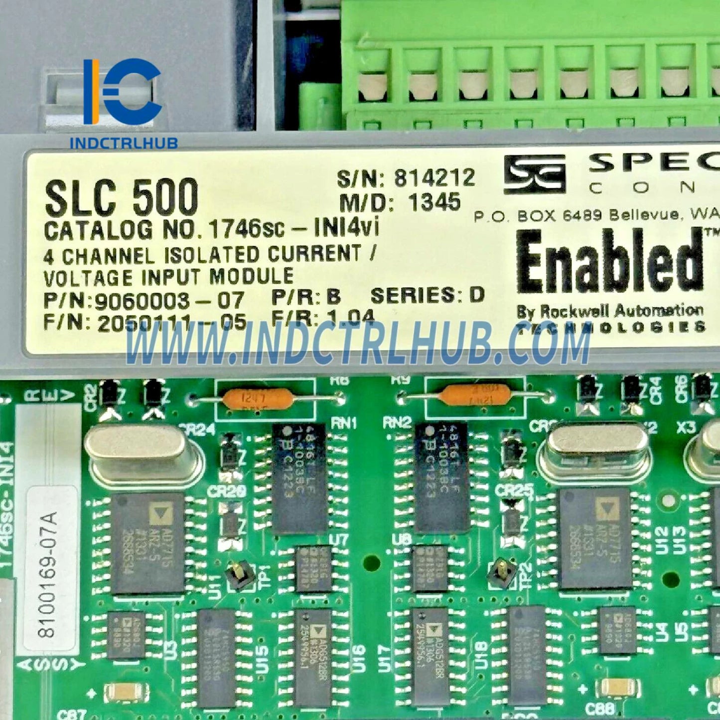 ALLEN BRADLEY 1746SC-INI4VI 4-Kanaal Spanning/Stroom Invoer Module