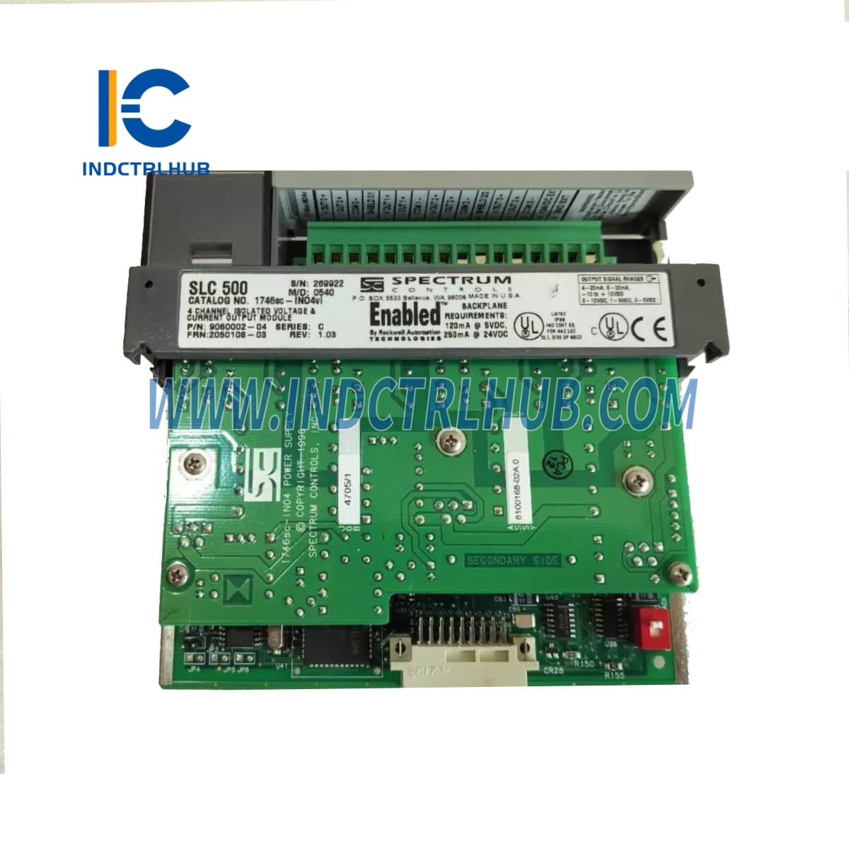 ALLEN BRADLEY 1746SC-INO4VI 4-Channel Output Module for SLC 500