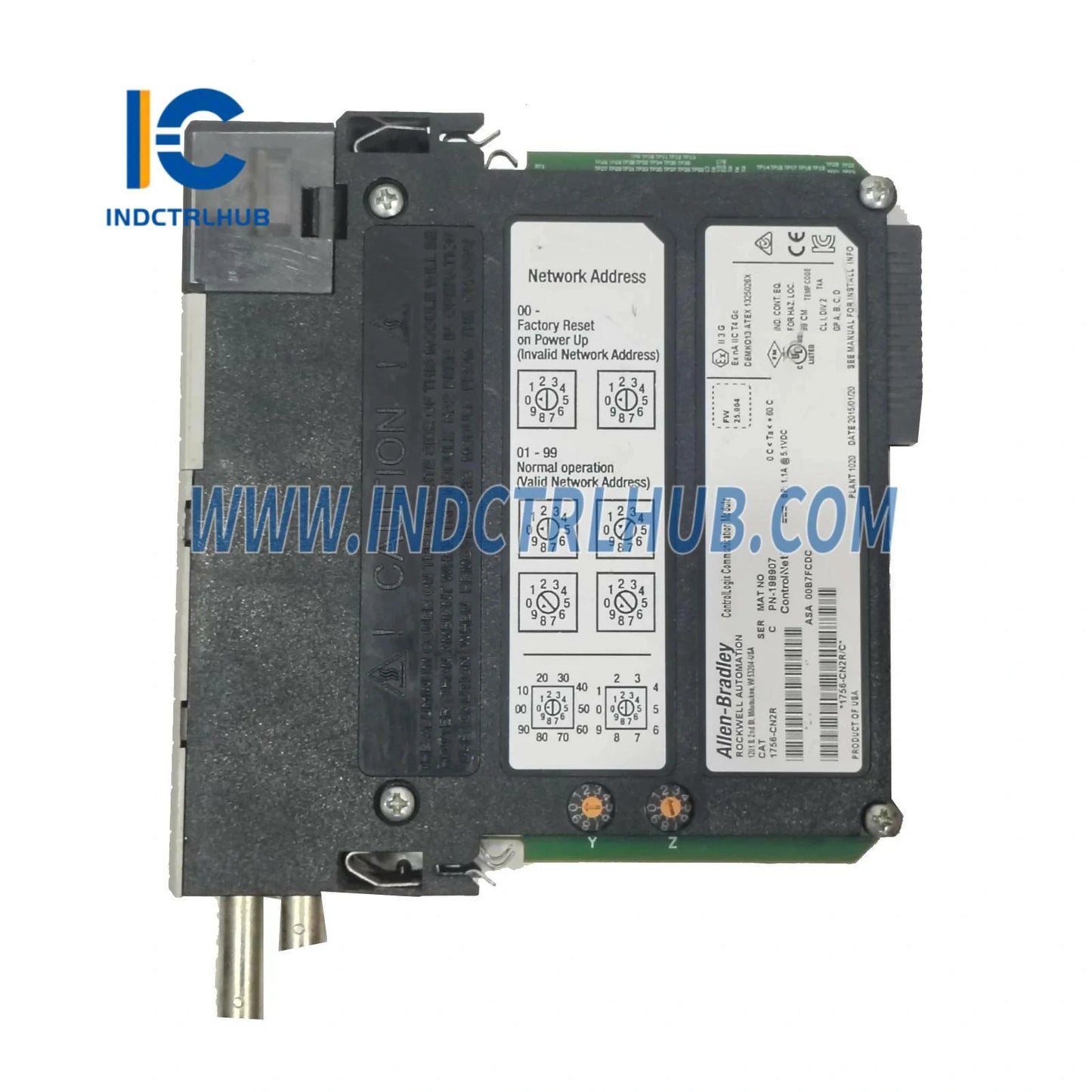 ALLEN BRADLEY 1756-CN2R/C ControlLogix Zaxira ControlNet Aloqa Moduli