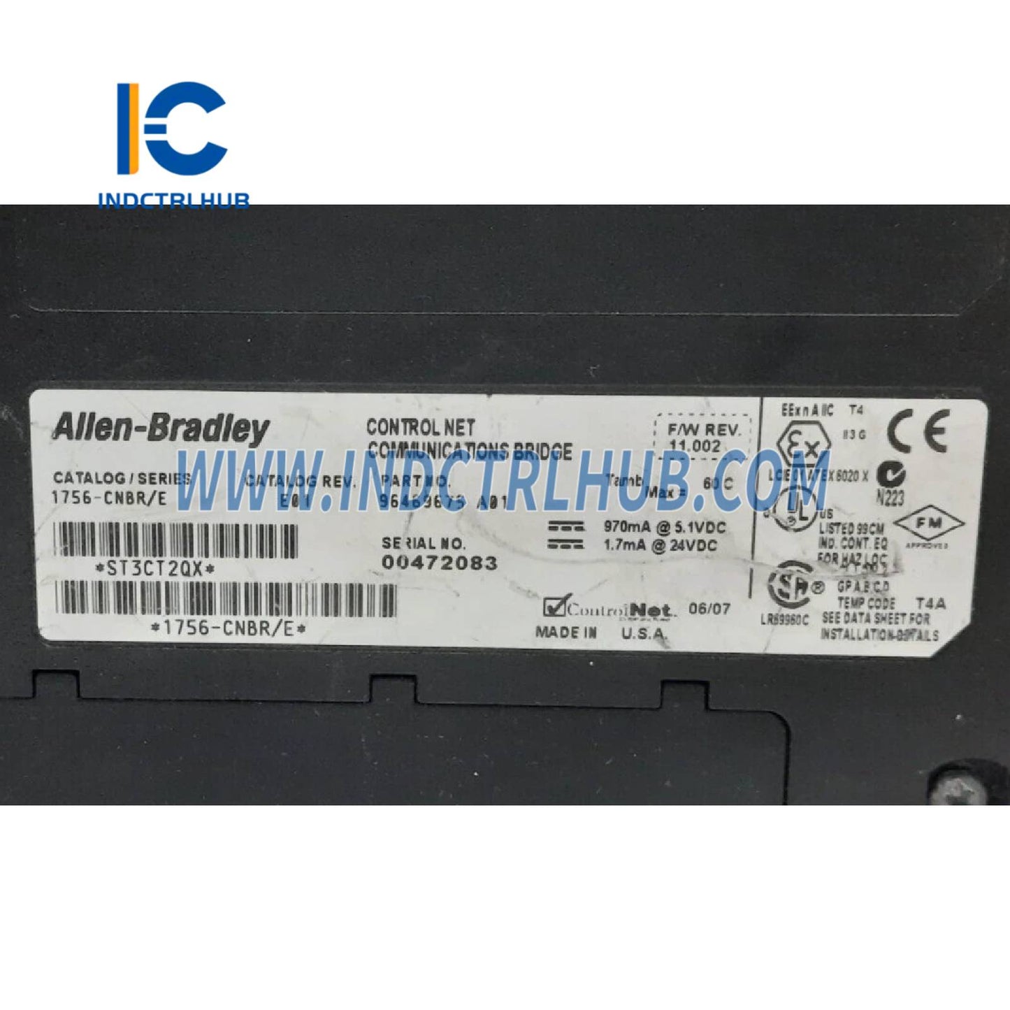 ALLEN BRADLEY 1756-CNBR/E ControlLogix ControlNet Redundant Bridge Module
