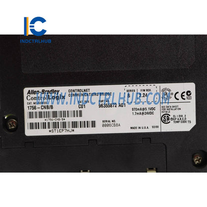 ALLEN BRADLEY 1756-CNB/B Módulo Puente ControlNet ControlLogix