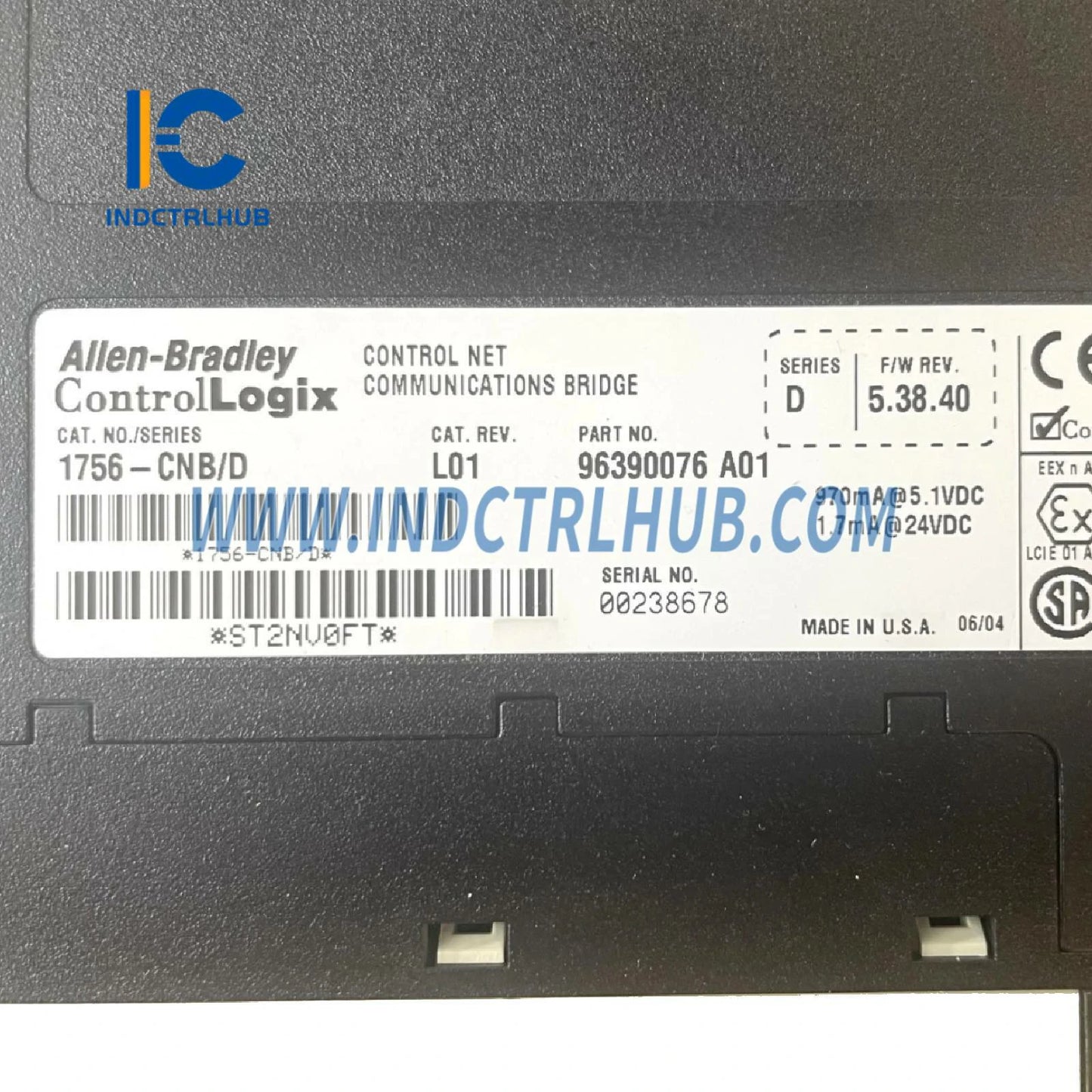 آلن برادلی 1756-CNB/D ماژول پل کنترل‌نت کنترل‌لاژیکس