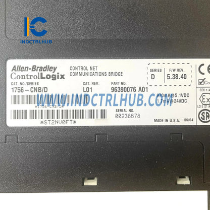 آلن برادلی 1756-CNB/D ماژول پل کنترل‌نت کنترل‌لاژیکس