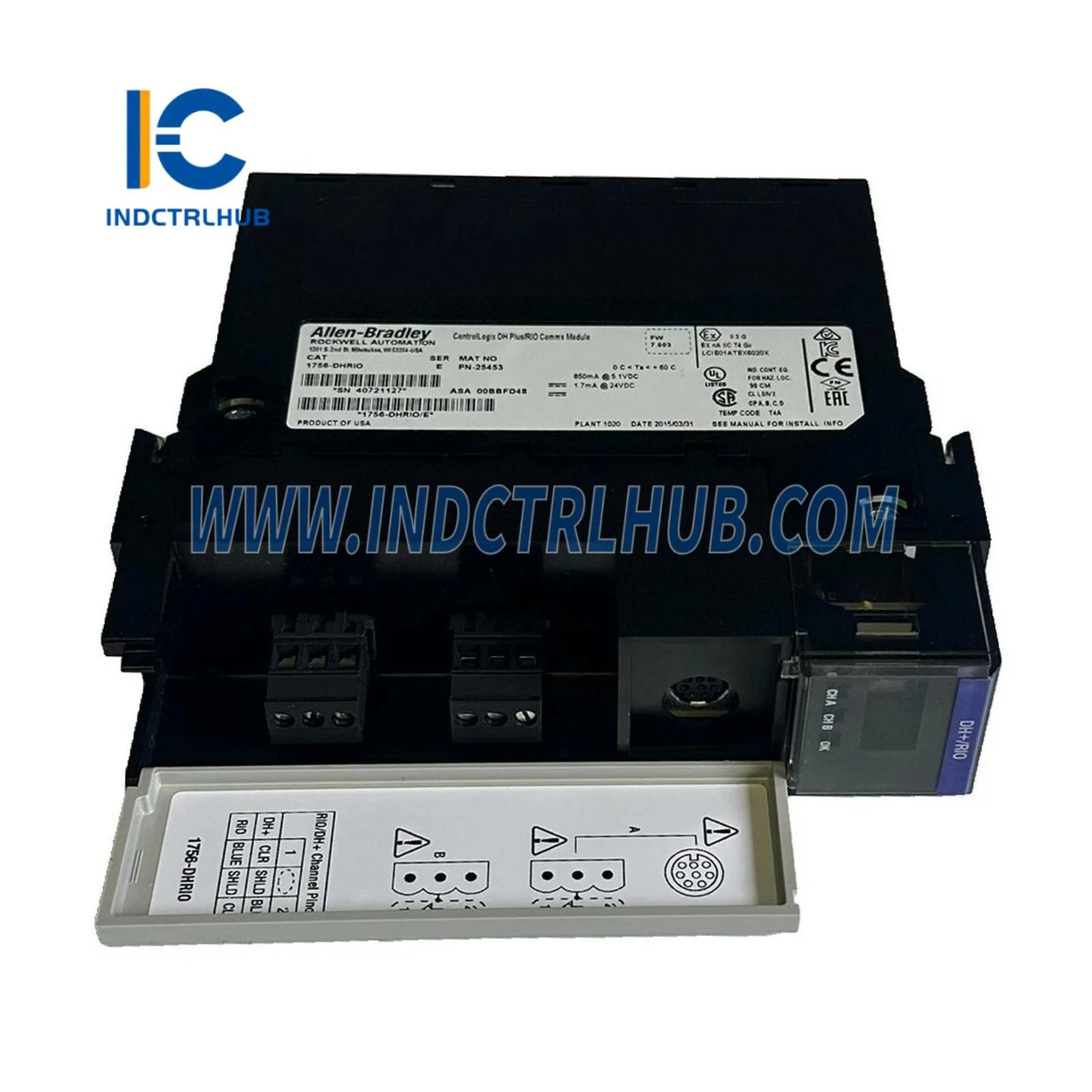 ALLEN BRADLEY 1756-DHRIO/E Модул за комуникационен интерфейс за вход/изход