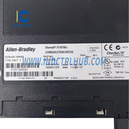 ALLEN BRADLEY 1756-EN2T/C Módulo Ponte ControlLogix EtherNet/IP