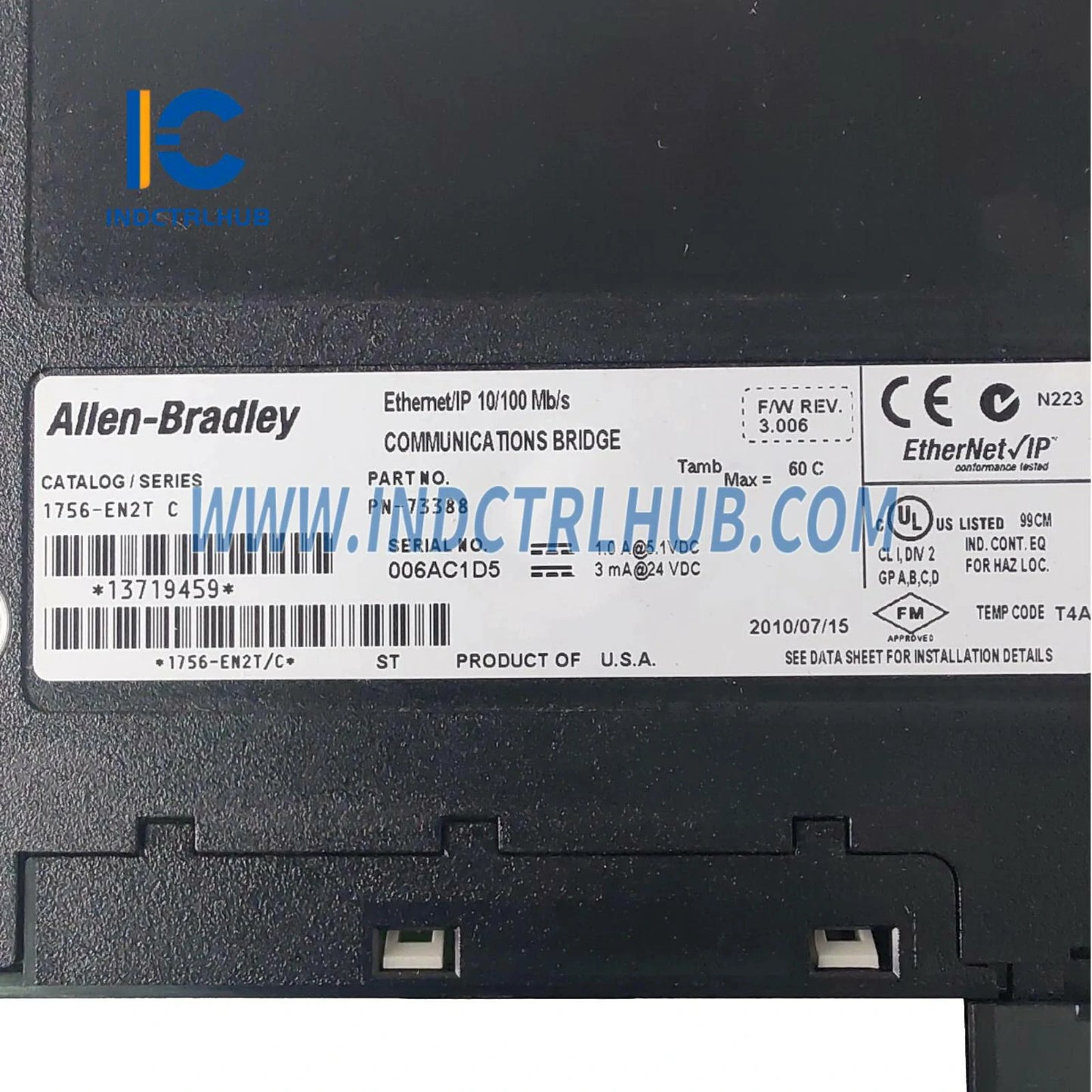 ALLEN BRADLEY 1756-EN2T/C Mô-đun Cầu EtherNet/IP ControlLogix