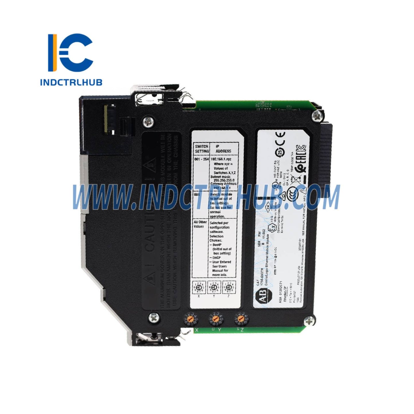 ALLEN BRADLEY 1756-EN3TR ControlLogix EtherNet/IP Двойной порт модуль движения