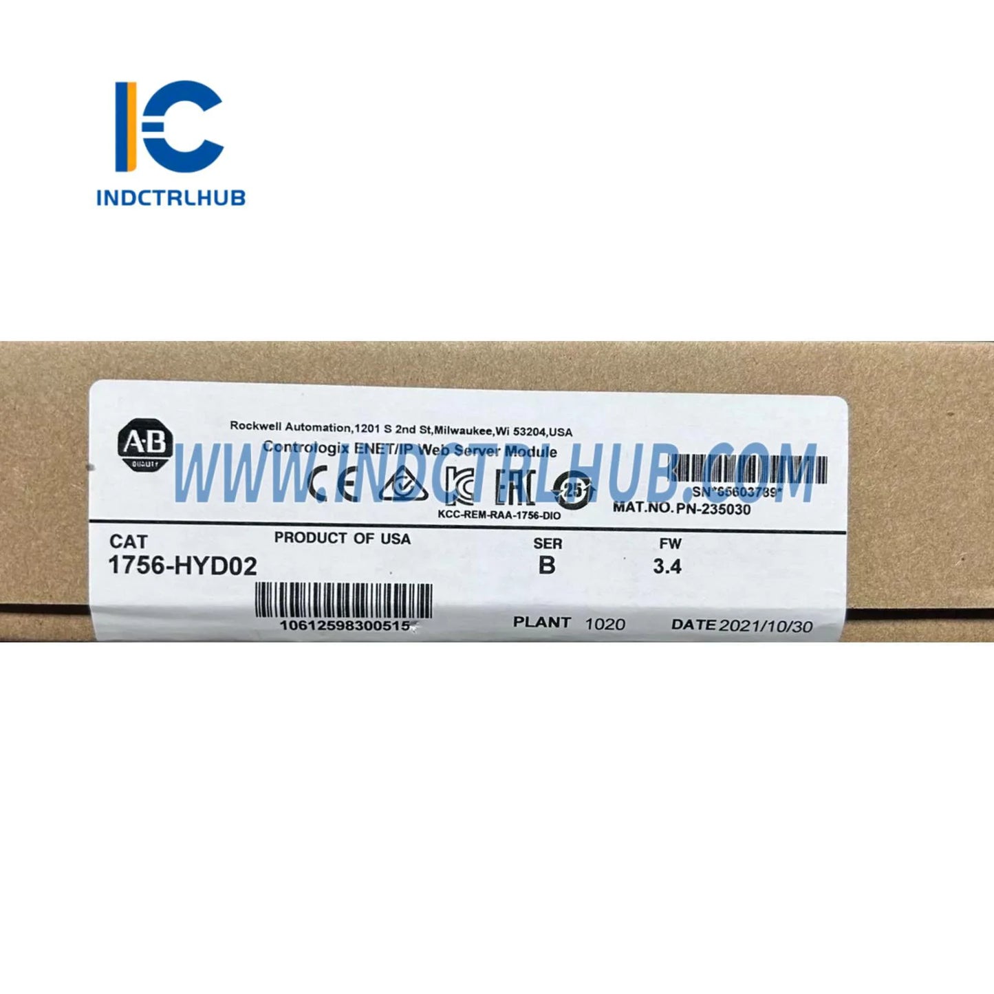 ALLEN BRADLEY 1756-HYD02 2-Channel LDT